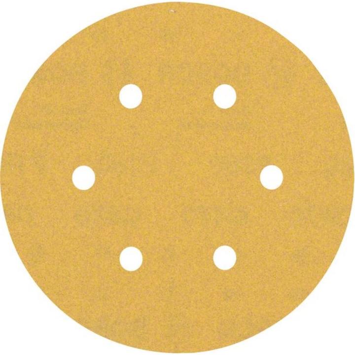 Bosch Professional Zubehör EXPERT C470 Schleifpapier mit 6 Löchern für Exzenterschleifer, 150 mm, G 180, 50-tlg. (180)