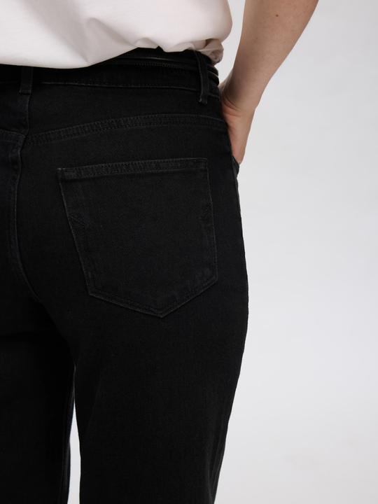 Produktbild Selected Femme Slfalice Mw Straight Black Jeans Noos (W30/L34)
