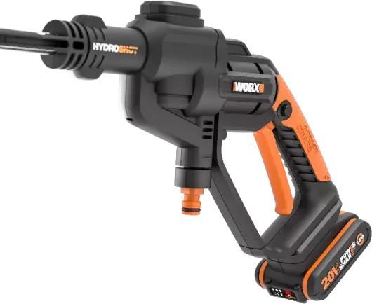 Productafbeelding Worx Hogedrukreiniger op accu Hydroshot WG620E 20 V incl. accu en lader (druk 25 bar, 120 l/u) (Oplaadbare batterij)