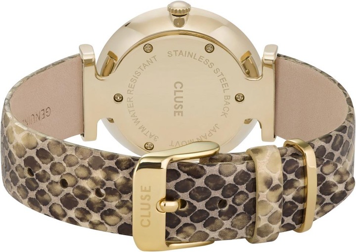 Actual product image Cluse Triomphe Gold Python (Analogue wristwatch, 33 mm)