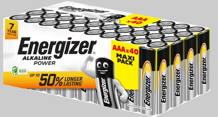 Produktbild Energizer Power Alkaline Micro-Batterien (40 Stk., AAA)