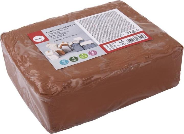 Actual product image Rayher Air-drying clay 5kg brown
