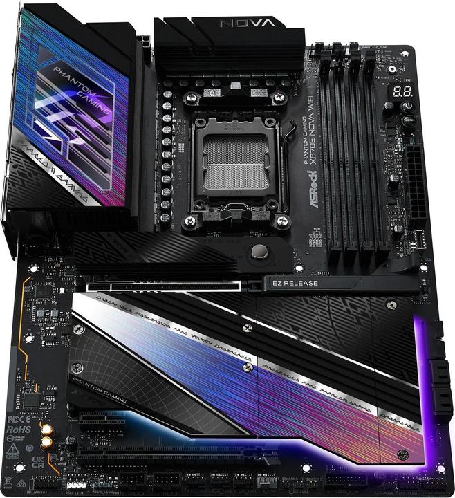 Produktbild AsRock Phantom Gaming X870E Nova WiFi (AM5, AMD X870E, ATX)