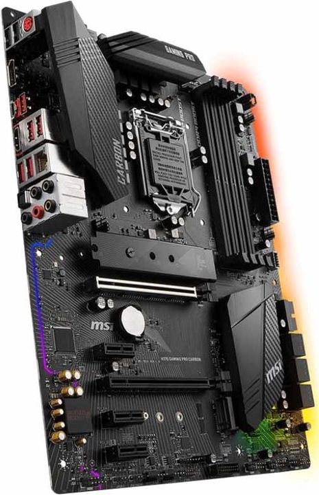 Actual product image MSI H370 Gaming Pro Carbon (LGA 1151, Intel H370, ATX)