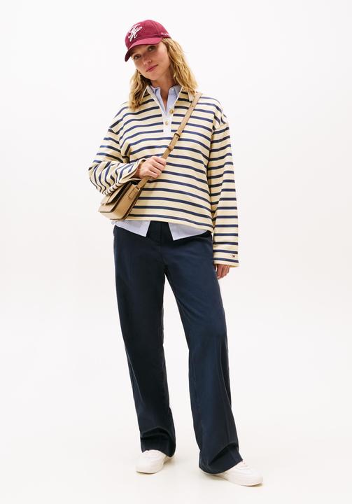 Produktbild Tommy Hilfiger Gold Button Rugby Terry Sweatshirt Pullover (XXL)