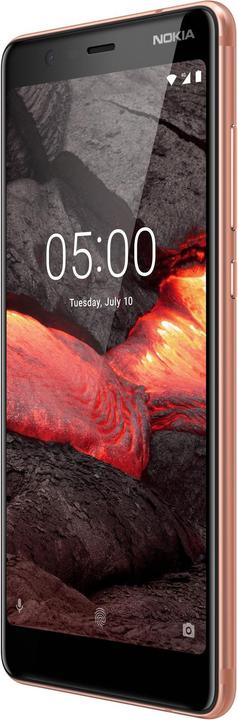 Produktbild Nokia 5.1 (16 GB, Copper, 5.50", Dual SIM + SD, 4G)