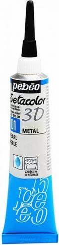 Produktbild Pebeo Setacolor 3D Metallic Effekt (Perlmutt, 20 ml)