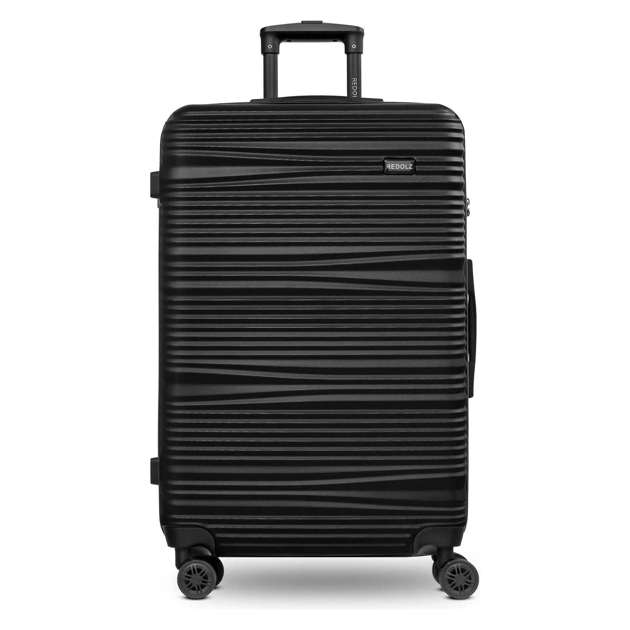 Redolz, Koffer, Essentials 16 Large 4 Rollen Trolley 77 Cm, Schwarz, (96 l)