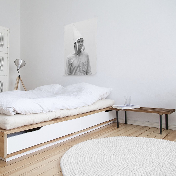 Produktbild Myfelt Linéa Filzkugelteppich (Ø 120 cm)