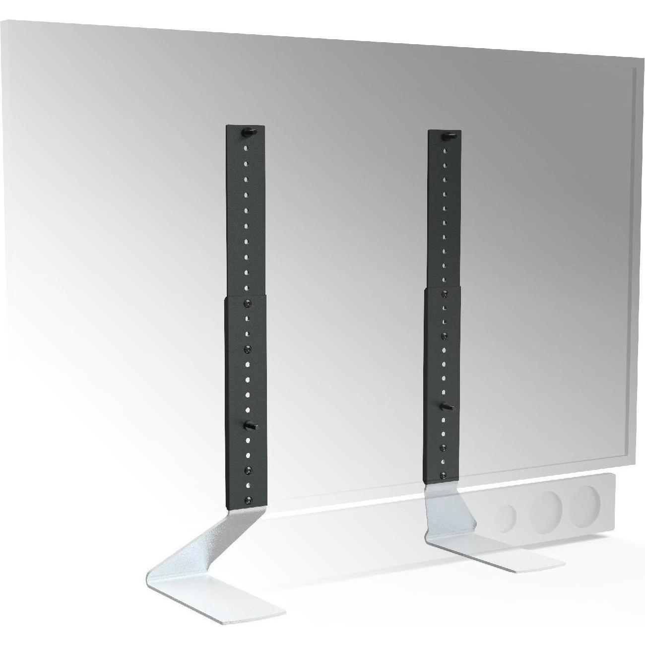 Thumbnail - Erard Fit-Up XL (Universal, 65", 30 kg), TV Ständer, Schwarz, Silber