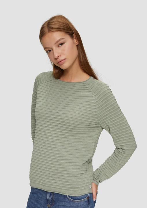 Immagine prodotto S.Oliver Strickpullover Pullover mit Strukturmuster aus Viskosemix (M)