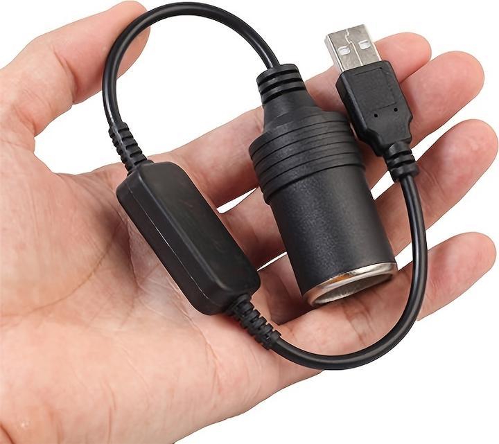 Image du produit PhoneLook Adaptateur USB-A vers allume-cigare 12V universel pour accessoire automobile