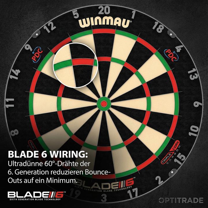 Produktbild Winmau Dartboard Blade 6 Triple Core Carbon