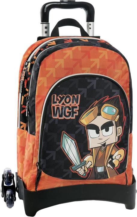 Actual product image Detachable Trolley Backpack with Adjustable Shoulder Straps (27 l)
