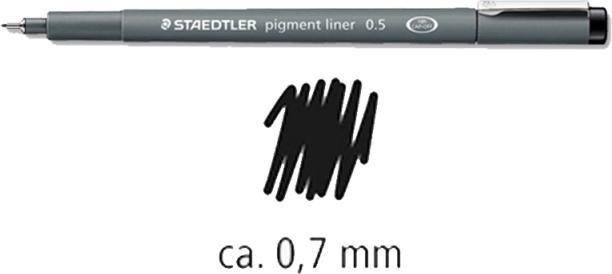Actual product image Staedtler Pigment Liner 308 (Black, 1 x)