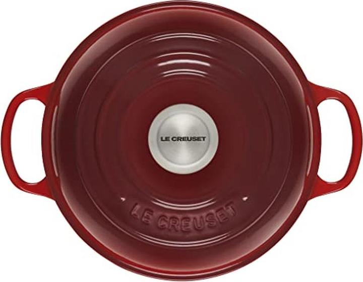 Produktbild Le Creuset Bräter für Brot 24cm kirschrot (24 cm, Bräter + Schmortopf, Gusseisen)