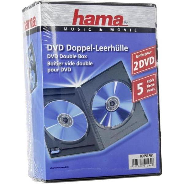 Thumbnail - Hama DVD Doppel Leerhüllen, Optische Medien Zubehör