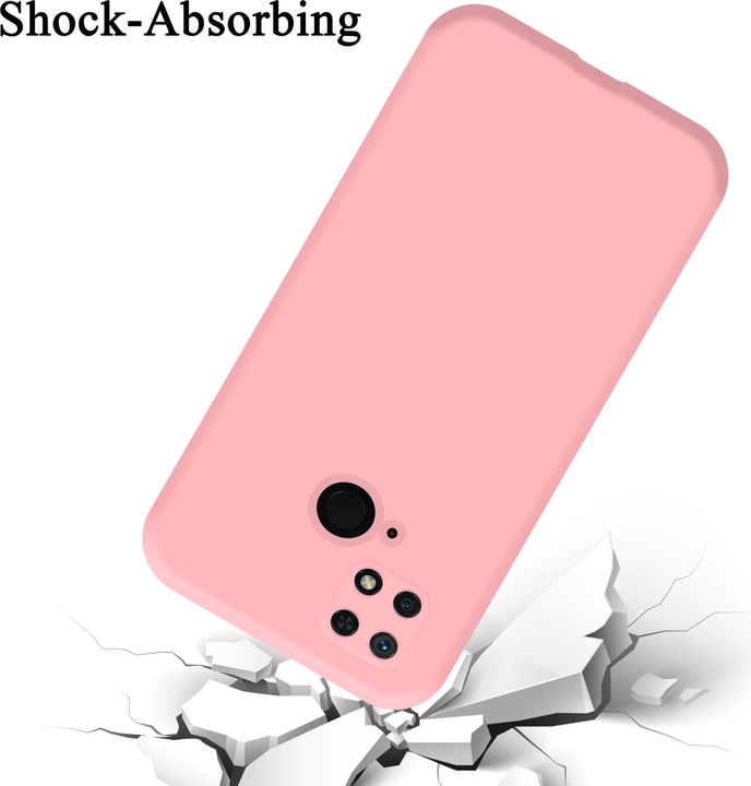 Produktbild Cadorabo TPU Liquid Silicone Case Hülle für Xiaomi RedMi 10C / POCO C40 (Xiaomi Redmi 10C, Xiaomi Poco C40)