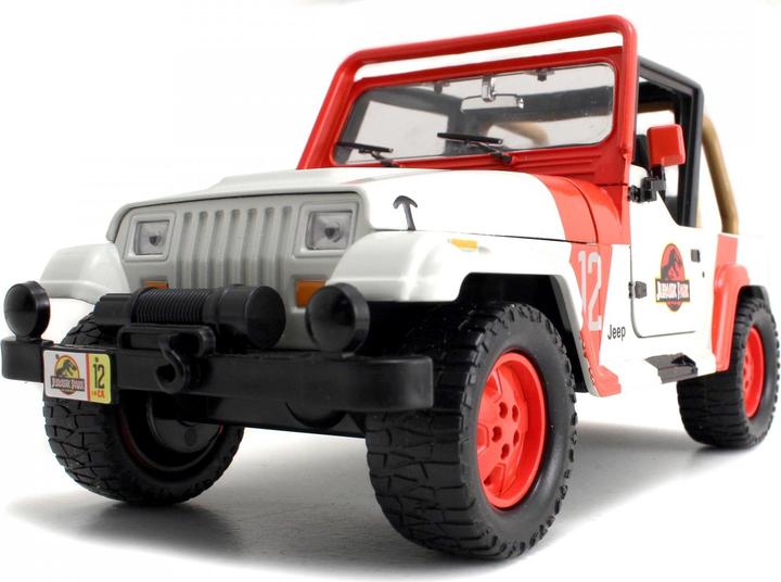 Actual product image Jada Jurassic Park 1992 Jeep Wrangler 1:24