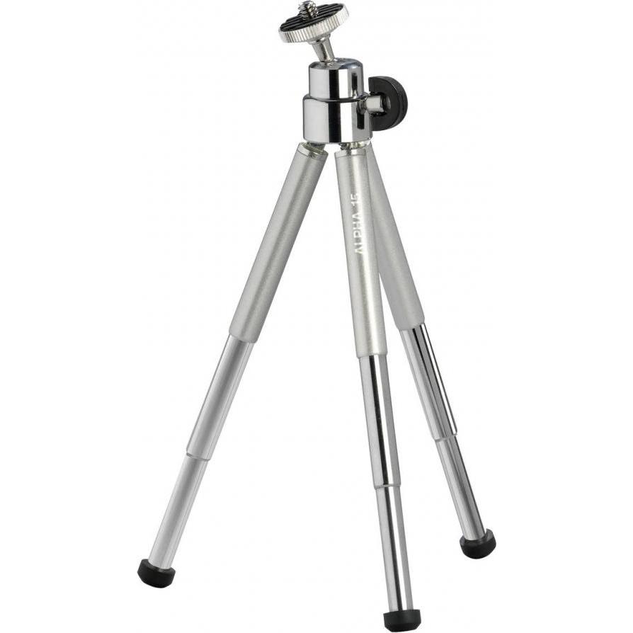 Cullmann Alpha 15 Mini Tripod (Metall), Stativ, Silber