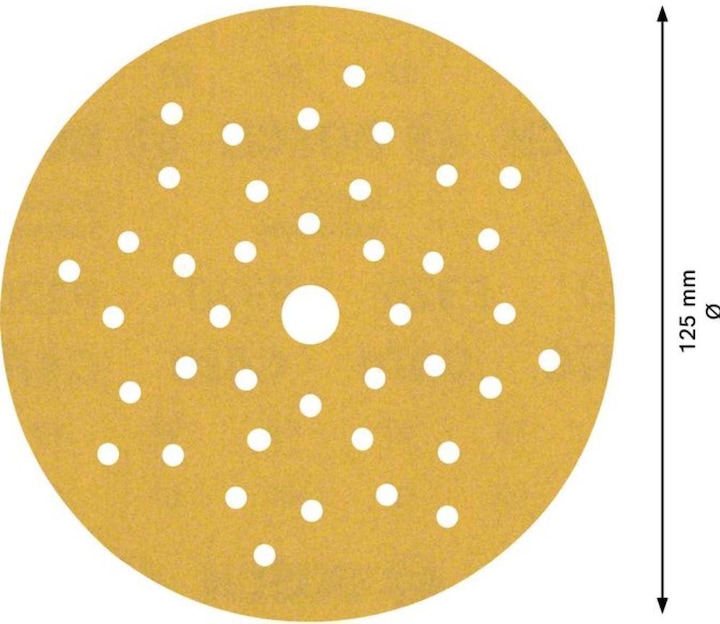 Actual product image Bosch Professional Zubehör EXPERT C470 Sandpaper multi-hole for random orbital sander, 125 mm, G 320, 50 pcs. (320)