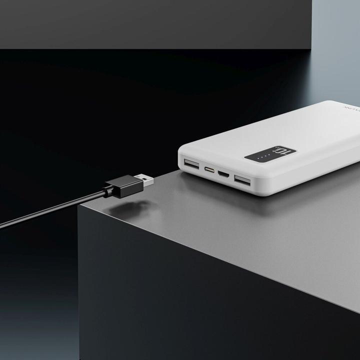 Actual product image Extralink EX.19638 power bank Lithium Polymer (LiPo) White (10000 mAh, 10 W, 37 Wh)