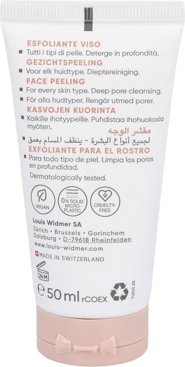 Actual product image Widmer Louis Purederm Gesichtspeeling ohne Parfum 50 ml (Cleansing scrub, 50 ml)