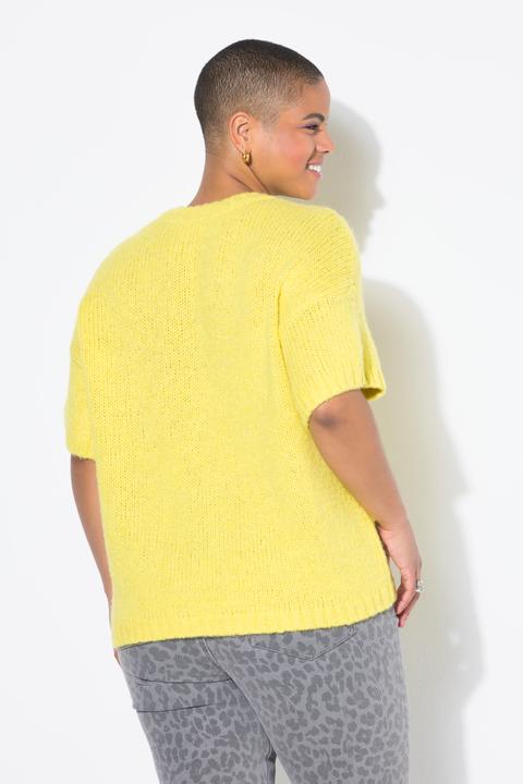 Image du produit Studio Untold Pull oversize, manches courtes, maille fantaisie (54)