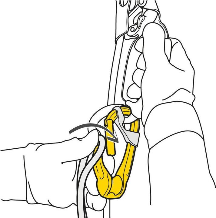 Image du produit Petzl Rollclip A Twistlock Carabiner with Pull