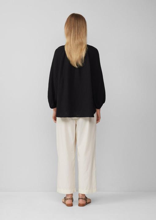 Immagine prodotto s.Oliver Bluse Musselin-Bluse mit Raglanärmeln und Raffung (40)