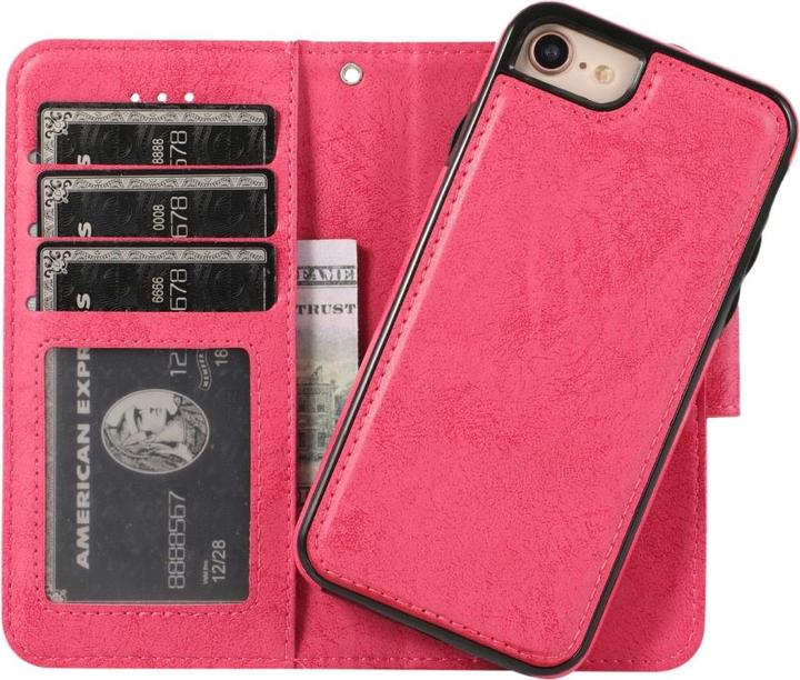 Produktbild Cover-Discount iPhone SE / 8 / 7 - Etui mit Rückenhülle Kombi pink (Apple iPhone 7, Apple iPhone 8, Apple iPhone SE (2nd Gen))