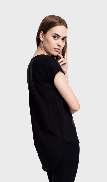 Immagine prodotto Urban Classics Tee lungo posteriore sagomato Slub da donna (M)