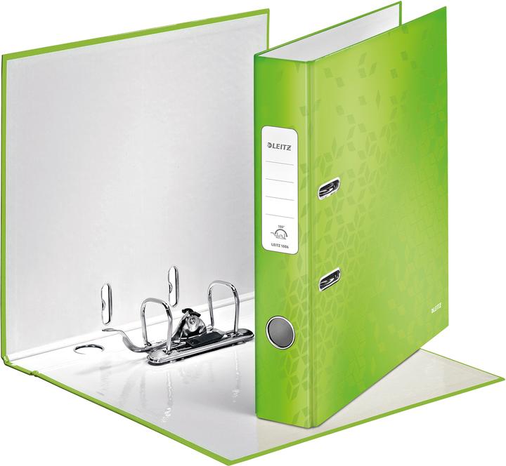 Immagine prodotto Leitz Cartella WOW 10060054 DIN A4 50mm cartone verde (A4, 50 mm, 1 Pezzo/i)
