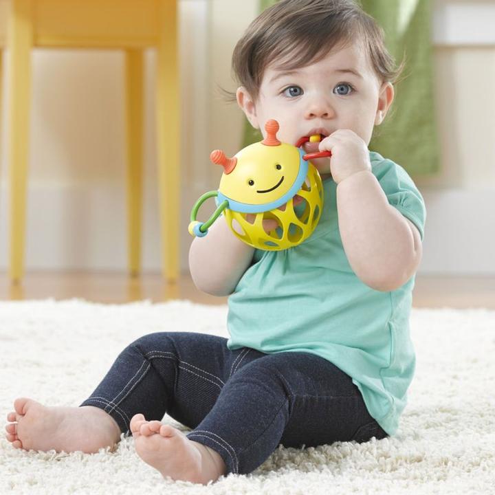Actual product image Skiphop Roll Around Rattle Bee