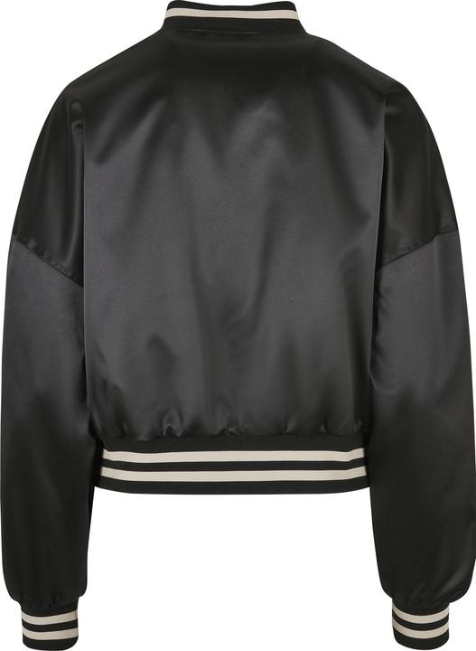 Actual product image Urban Classics College Jacket Ladies Short Oversized Satin (M)