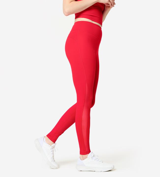 Domyos Leggings ladies high waist breathable polyester (M)