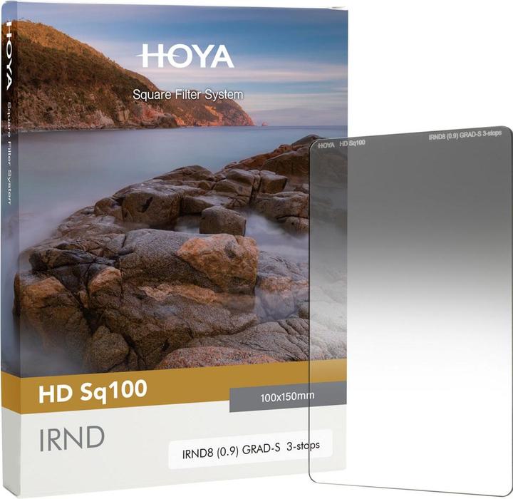 Produktbild Hoya HD Sq100 IRND8 Graufverlauffilter 100x150mm (ND- / Grauverlauffilter, 100 mm)