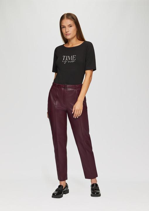 Immagine prodotto s.Oliver Hose Regular: Cigarette Pants aus Lederimitat (38)