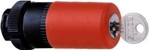 Produktbild Schneider Electric Vorsatz Not-Aus-Schalter Ø 30mm, Schlüsselentriegelung, Ø 22, rot