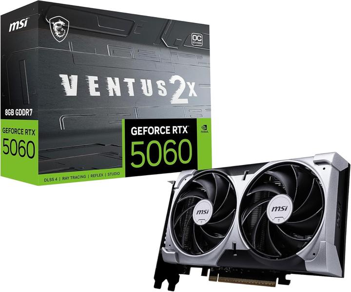 Actual product image MSI GeForce RTX 5060 Ventus 2X OC (8 GB)
