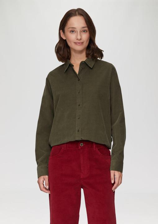 Produktbild S.Oliver Bluse Cordbluse im Relaxed Fit mit Naht-Details (48)