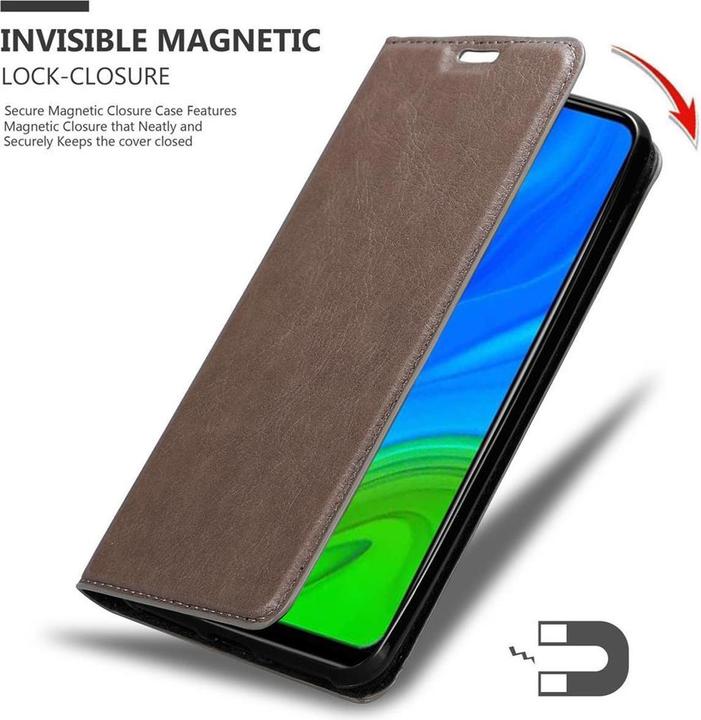 Actual product image Cadorabo Book Invisible Magnet Cover (Huawei P Smart (2020))