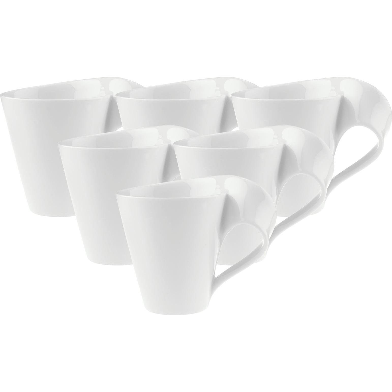 Villeroy & Boch, Tasse, NewWave Becher mit Henkel (300 ml, 6 x)