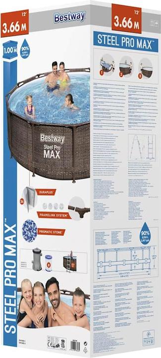 Actual product image Bestway Steel Pro Max Frame (366 x 100 cm)