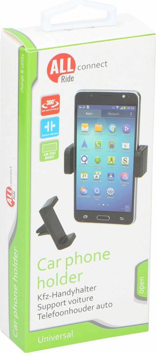 Immagine prodotto All Ride Connect Supporto per telefono con presa d'aria ABS