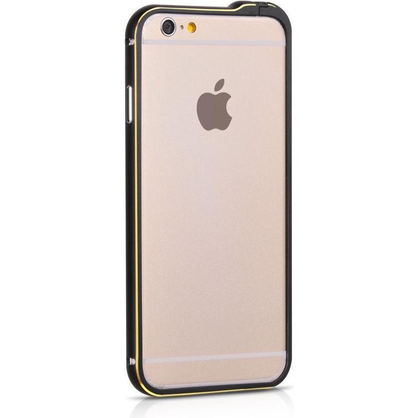 Hoco Paraurti in metallo Apple iPhone 6 / 6s serie Blade Fedora (Apple iPhone 6, Apple iPhone 6s), Cover smartphone, Nero