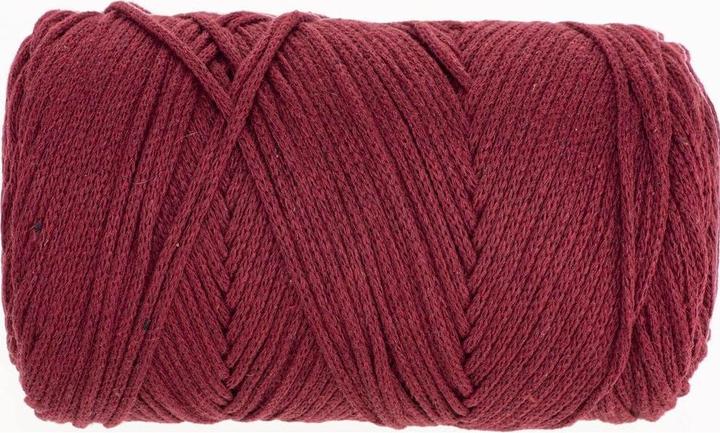 Actual product image Glorex Wool Macramé Cotton 2 mm, 250g, Bordeaux (225 m)