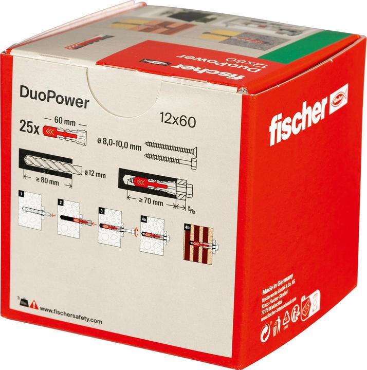 Actual product image Fischer DuoPower (25 pcs.)