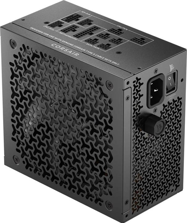Actual product image Corsair RM850x Shift Strmforsyning - 850 Watt - 140 mm - ATX 3.1 - 80 Plus Gold certified (850 W)