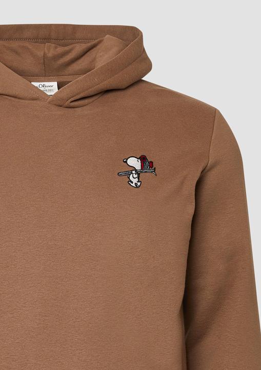 Produktbild s.Oliver Sweatshirt Kapuzen-Sweatshirt mit Peanuts®-Artwork (XXL)
